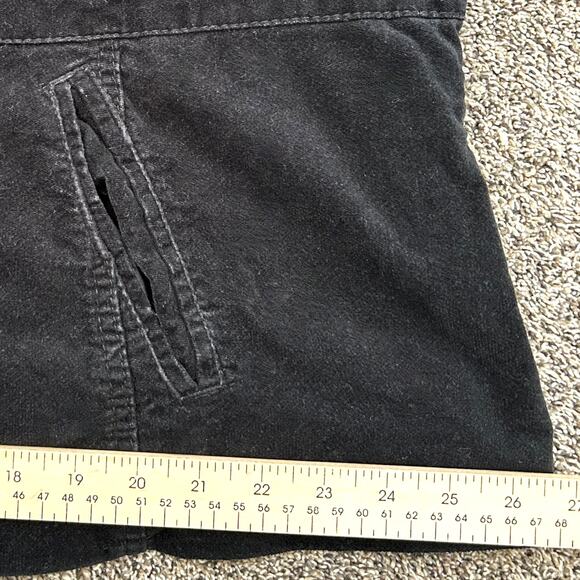 Mossimo Black Corduroy Preppy Pea Coat Women XXL Classic Double-Breasted - Picture 8 of 8